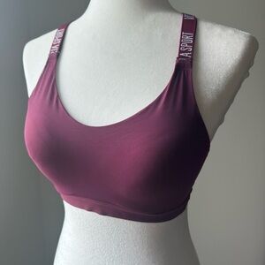 Victoria's Secret VSX Burgundy Sports Bra